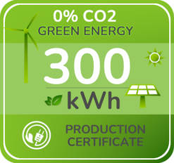 The Green Website Zero CO2 Certificate 300kwh